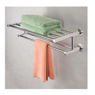 Επιτοίχια Μεταλλική Πετσετοκρεμάστρα Μπάνιου με 2 Ράγες και 1 Ράφι ... Επιτοίχια Μεταλλική Πετσετοκρεμάστρα Μπάνιου με 2 Ράγες και 1 Ράφι ...