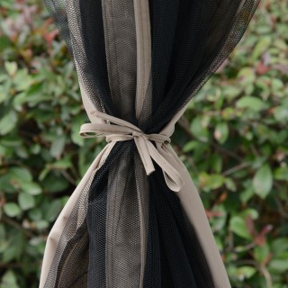 Outsunny Garden Gazebo με κουνουπιέρα από μέταλλο και πολυεστέρα 29... Outsunny Garden Gazebo με κουνουπιέρα από μέταλλο και πολυεστέρα 29...