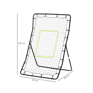 Εστία με Δίχτυ Επαναφοράς Μπαλών 90 x 80 x 140 cm HOMCOM A90-053 Εστία με Δίχτυ Επαναφοράς Μπαλών 90 x 80 x 140 cm HOMCOM A90-053