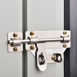 Υπόστεγο κήπου από ατσάλι Outsunny με διπλή πόρτα, 147x86x134 cm, α...