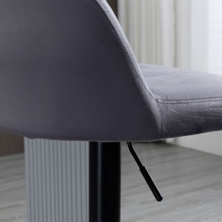 HOMCOM Σετ 2 σκαμπό μπαρ με πλάτη και υποπόδιο, περιστρεφόμενο με ρ... HOMCOM Σετ 2 σκαμπό μπαρ με πλάτη και υποπόδιο, περιστρεφόμενο με ρ...