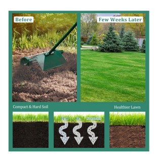 Εξαερωτήρας Γκαζόν Χειρός 46 x 23 x 127 cm Costway GT3425 Εξαερωτήρας Γκαζόν Χειρός 46 x 23 x 127 cm Costway GT3425