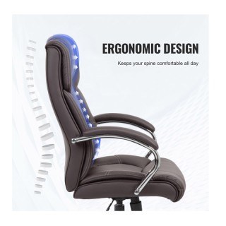Executive Καρέκλα Γραφείου VEVOR Βαρέως Τύπου Έως 150 Κιλά με Οσφυϊ...