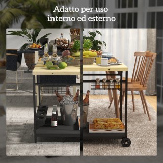 Καρότσι κήπου με 2 ράφια, 2 καλάθια και 4 θέσεις για μπουκαλάκια, α... Καρότσι κήπου με 2 ράφια, 2 καλάθια και 4 θέσεις για μπουκαλάκια, α...