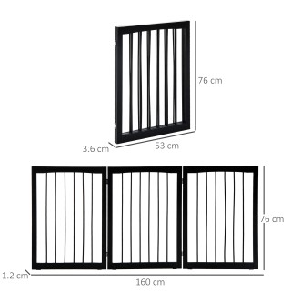 PawHut 3 Section Dog and Pet Eraser, Πτυσσόμενο διαχωριστικό ασφαλε... PawHut 3 Section Dog and Pet Eraser, Πτυσσόμενο διαχωριστικό ασφαλε...