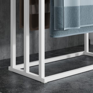 kleankin Ανεξάρτητη κρεμάστρα για πετσέτες με 3 ράβδους από μπαμπού... kleankin Ανεξάρτητη κρεμάστρα για πετσέτες με 3 ράβδους από μπαμπού...