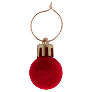 Villa dEste Home Σετ 6 Σημαδόχαρτα Ποτηριών με Βελούδινη Υφή για Πο...