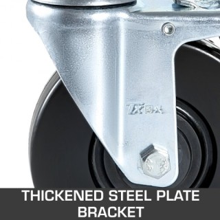 Σετ 4 Βαρέων Καθηκόντων Ροδάκια Σκαλωσιάς με Διπλό Κλείδωμα 5 440lb... Σετ 4 Βαρέων Καθηκόντων Ροδάκια Σκαλωσιάς με Διπλό Κλείδωμα 5 440lb...