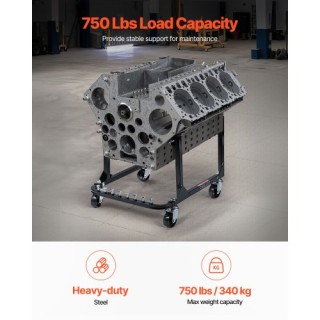 VEVOR Ισχυρή Βάση Κινητήρα με Ρόδες 340KG YDFXZSZJ750L75YHLV0