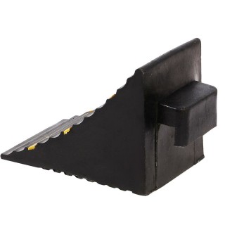 BAKAJI  Σετ 2 σφήνες τροχών μπλοκαρίσματος τροχών από σκληρό καουτσ...