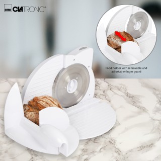 Ηλεκτρικός Κόφτης Τροφίμων - Αλλαντικών 180W Λευκό AS2958 Clatronic Ηλεκτρικός Κόφτης Τροφίμων - Αλλαντικών 180W Λευκό AS2958 Clatronic