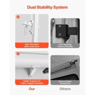 VEVOR Χειροκίνητη Τέντα Αντικατάστασης 15 για Τροχόσπιτα DC12V SDKS...