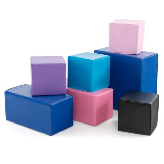 Costway Σετ 7 Τεμάχια Αφρώδη Μικρά και Μεγάλα Μπλοκ Αναρρίχησης FH1... Costway Σετ 7 Τεμάχια Αφρώδη Μικρά και Μεγάλα Μπλοκ Αναρρίχησης FH1...