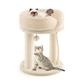 Costway Πύργος Γάτας με Σκρατς Πόλους και Πλατφόρμα Ξεκούρασης από... Costway Πύργος Γάτας με Σκρατς Πόλους και Πλατφόρμα Ξεκούρασης από...