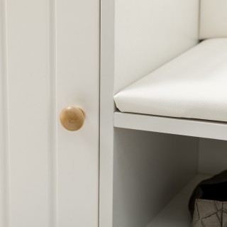 HOMCOM Παπουτσοθήκη Εισόδου με Επενδυμένο Κάθισμα και Ντουλάπι για ... HOMCOM Παπουτσοθήκη Εισόδου με Επενδυμένο Κάθισμα και Ντουλάπι για ...