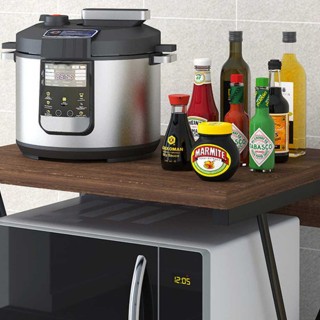 BAKAJI Ράφι Κουζίνας Ντουλάπι Φούρνου Μικροκυμάτων Μεταλλικό Ξύλο Κ... BAKAJI Ράφι Κουζίνας Ντουλάπι Φούρνου Μικροκυμάτων Μεταλλικό Ξύλο Κ...