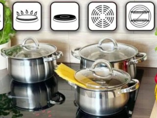 Σετ Μαγειρικά Σκεύη - Κατσαρόλες 12 τεμάχια Inox ZL-8331 ZILNER Σετ Μαγειρικά Σκεύη - Κατσαρόλες 12 τεμάχια Inox ZL-8331 ZILNER