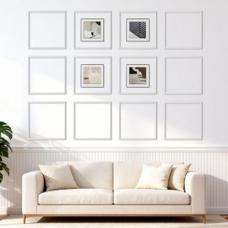 VEVOR Σετ 12 Διακοσμητικών Πάνελ Υαλοβάμβακα 51 x 51 cm Κατάλληλο γ...