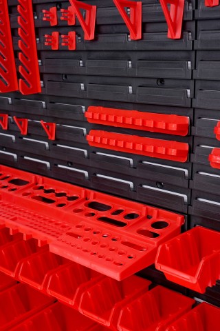 Kraft&Dele Πίνακας Οργάνωσης Εργαλείων Τοίχου 115 x 78 cm με 42 Εξα...