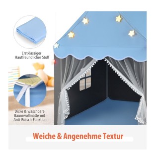 Παιδική Σκηνή Σπιτάκι με Χαλάκι και Γιρλάντα με Φώτα 105 x 121 x 13... Παιδική Σκηνή Σπιτάκι με Χαλάκι και Γιρλάντα με Φώτα 105 x 121 x 13...