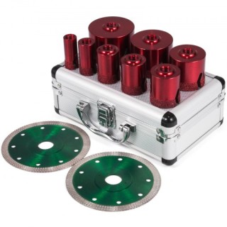 Σετ Διαμαντοτρύπανα VEVOR 8τμχ για Πλακάκια & Γρανίτη QGJJGSKKQ10J... Σετ Διαμαντοτρύπανα VEVOR 8τμχ για Πλακάκια & Γρανίτη QGJJGSKKQ10J...