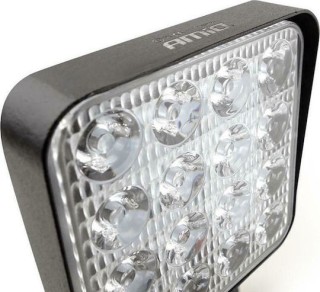 AMiO Τετράγωνος Προβολέας Αυτοκινήτου LED Universal 48W 35cm