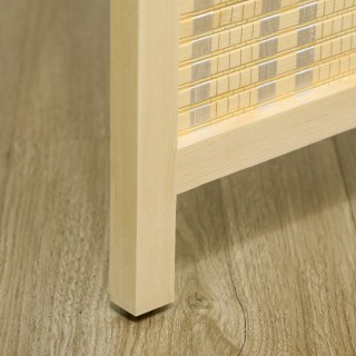 HOMCOM Πτυσσόμενη Σίτα για Εσωτερικό 4 Πόρτες σε Ξύλο και Μπαμπού Ύ... HOMCOM Πτυσσόμενη Σίτα για Εσωτερικό 4 Πόρτες σε Ξύλο και Μπαμπού Ύ...