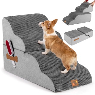 Costway Σκαλοπάτια για Κατοικίδια με 4 Σκαλοπάτια, Ύψος 50 εκ., για... Costway Σκαλοπάτια για Κατοικίδια με 4 Σκαλοπάτια, Ύψος 50 εκ., για...