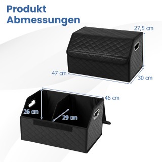 Costway 35L Πτυσσόμενος Οργανωτής Πορτ-μπαγκάζ Αυτοκινήτου από Δέρμ... Costway 35L Πτυσσόμενος Οργανωτής Πορτ-μπαγκάζ Αυτοκινήτου από Δέρμ...