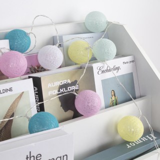 BAKAJI  Παιδική Βιβλιοθήκη Ξύλινη Ράφι 5 Επιπέδων για Παιχνίδια και...