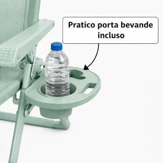 BAKAJI Σετ 2 Καρέκλες Gravity Luxor με Δίσκο Αποθήκευσης, Υποπόδιο ...