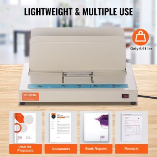 Θερμική Μηχανή Βιβλιοδεσίας για 500 Φύλλα A3 A4 A5 Έγγραφα VEVOR JZ... Θερμική Μηχανή Βιβλιοδεσίας για 500 Φύλλα A3 A4 A5 Έγγραφα VEVOR JZ...