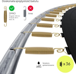 Τραμπολίνο Κήπου Jump Pro 183 cm με Εσωτερικό Δίχτυ Mαύρο - Πράσινο... Τραμπολίνο Κήπου Jump Pro 183 cm με Εσωτερικό Δίχτυ Mαύρο - Πράσινο...