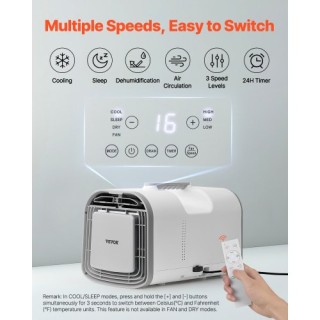 VEVOR Φορητό Κλιματιστικό 4250BTU για Κάμπινγκ BXSLYKD4000BZZ5B5V2 VEVOR Φορητό Κλιματιστικό 4250BTU για Κάμπινγκ BXSLYKD4000BZZ5B5V2