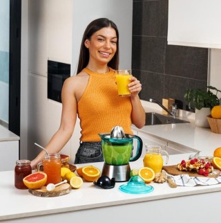 Ηλεκτρικό Στίφτης για Εσπεριδοειδή Zitra Full Steel Cecotec CEC-04394 Ηλεκτρικό Στίφτης για Εσπεριδοειδή Zitra Full Steel Cecotec CEC-04394