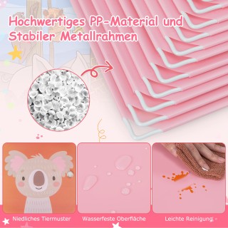 Costway Ντουλάπα Παιδική με 8 Κυβικά & Χώρο Κρεμάσματος – Χαριτωμέν...