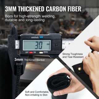 VEVOR Κουβέρτα Συγκόλλησης 12x12 Ανθρακονήματα Ανθεκτική έως 1800°F... VEVOR Κουβέρτα Συγκόλλησης 12x12 Ανθρακονήματα Ανθεκτική έως 1800°F...