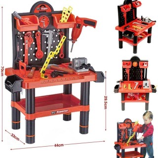BAKAJI Πάγκος Εργασίας για Παιδιά 54 Τεμάχια Εργαλεία και Αξεσουάρ... BAKAJI Πάγκος Εργασίας για Παιδιά 54 Τεμάχια Εργαλεία και Αξεσουάρ...