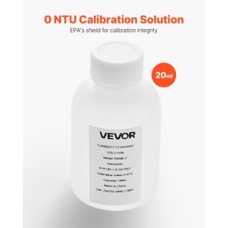 VEVOR Διάλυμα Βαθμονόμησης Θολότητας 0 NTU, 100 ml, Συμβατό με Τουρ...