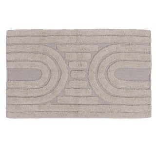 Galileo Λευκό Καπιτονέ Χαλί Μπάνιου 50x80 εκ. Sibilla 2188272