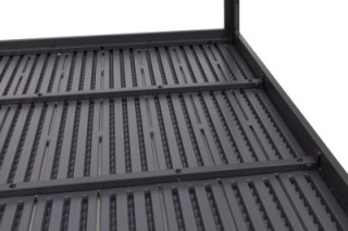 MultiGarden Εξαθέσιο τραπέζι κήπου 156x78 εκ. από polywood, γκρι, έ...