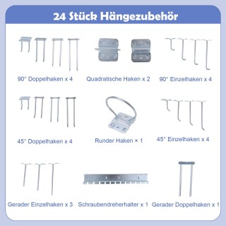 Costway Επαγγελματικός Πάγκος Εργασίας 121 x 61 cm με Μεταλλικό Σκε...