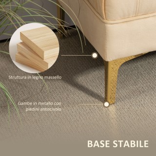 HOMCOM  Πάγκος για το κάτω μέρος του κρεβατιού με επένδυση και καπι...