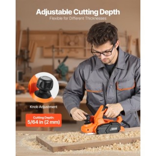 VEVOR Ηλεκτρικό Ρουτερ Ξύλου 82mm, 650W 16800 RPM με Ρυθμιζόμενο Βά...