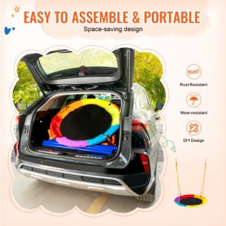 Σετ Κούνιας VEVOR για Αυλή 40in Στρογγυλό Κάθισμα Μεταλλική Βάση 44... Σετ Κούνιας VEVOR για Αυλή 40in Στρογγυλό Κάθισμα Μεταλλική Βάση 44...