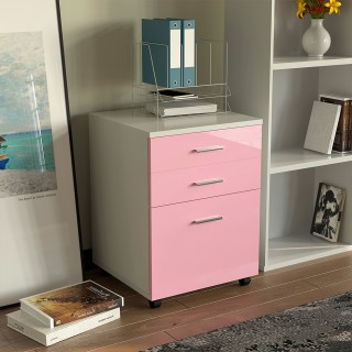 BAKAJI Συρταριέρα Γραφείου Ξύλινη MDF Ντουλάπι Εκτυπωτή 3 Συρτάρια... BAKAJI Συρταριέρα Γραφείου Ξύλινη MDF Ντουλάπι Εκτυπωτή 3 Συρτάρια...