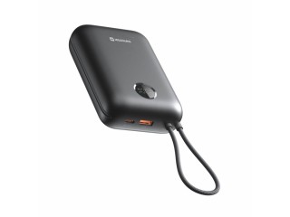 SWISSTEN Powerbank Voltbox 35 W 30 000 mAh με ενσωματωμένα καλώδια ...