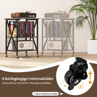 Costway Πλαϊνό Τραπέζι με Σταθμό Φόρτισης & Διαχωριστικό Ραφιέρα Πι...