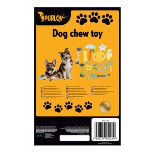 Purlov Σετ Παιχνιδιών Σκύλου 16 σε 1 με Σχοινί Έλξης (16 εκ.),  Φιλ...