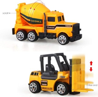 BAKAJI  Φορτηγό Μεταφοράς με 6 Οχήματα Εργασίας Παιχνίδι για Παιδιά...
